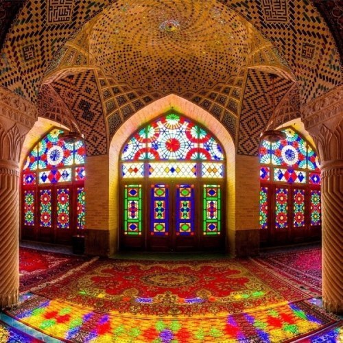 مسجد وکیل شیراز برچسب شیشه